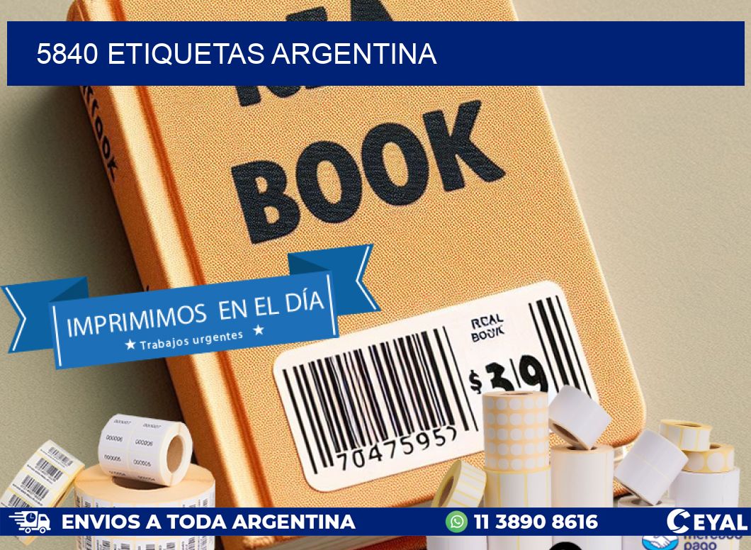 5840 ETIQUETAS ARGENTINA