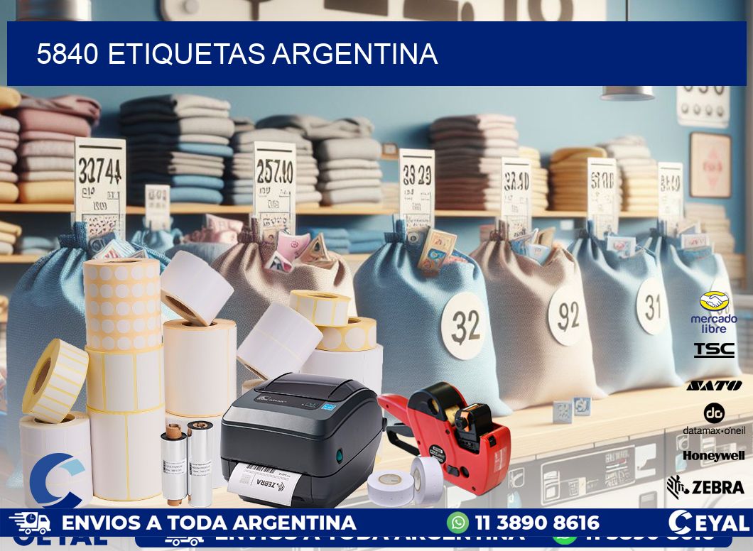5840 ETIQUETAS ARGENTINA
