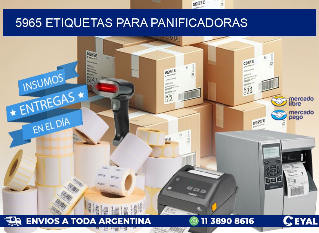 5965 ETIQUETAS PARA PANIFICADORAS