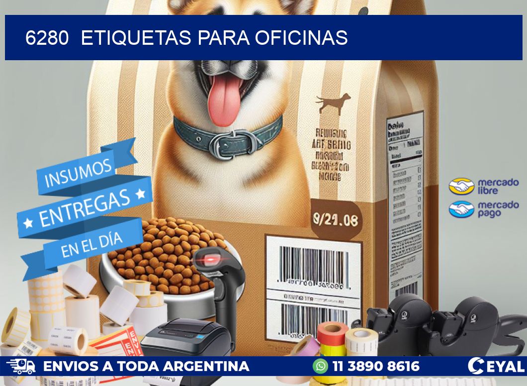 6280 ETIQUETAS PARA OFICINAS