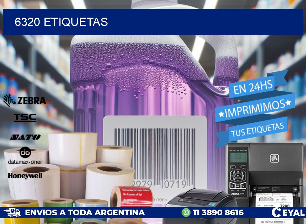 6320 ETIQUETAS