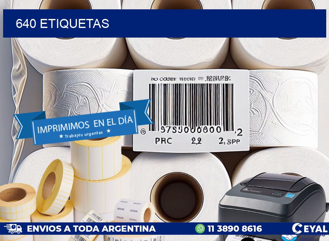640 ETIQUETAS
