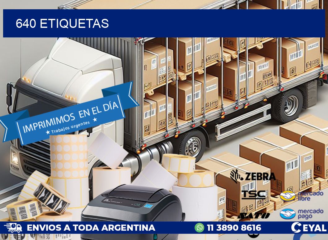 640 ETIQUETAS
