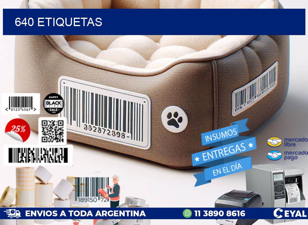 640 ETIQUETAS