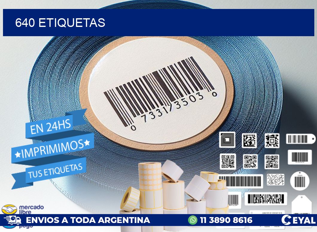 640 ETIQUETAS