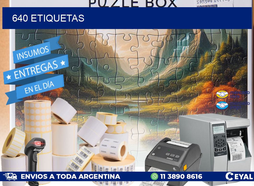 640 ETIQUETAS