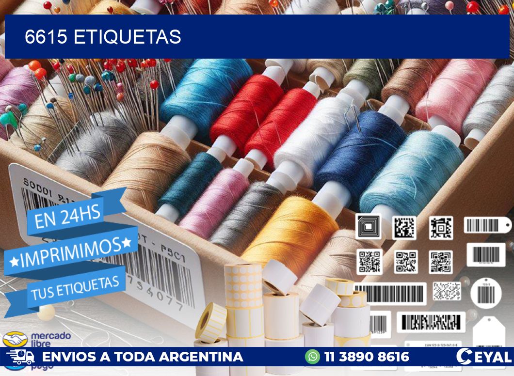 6615 ETIQUETAS