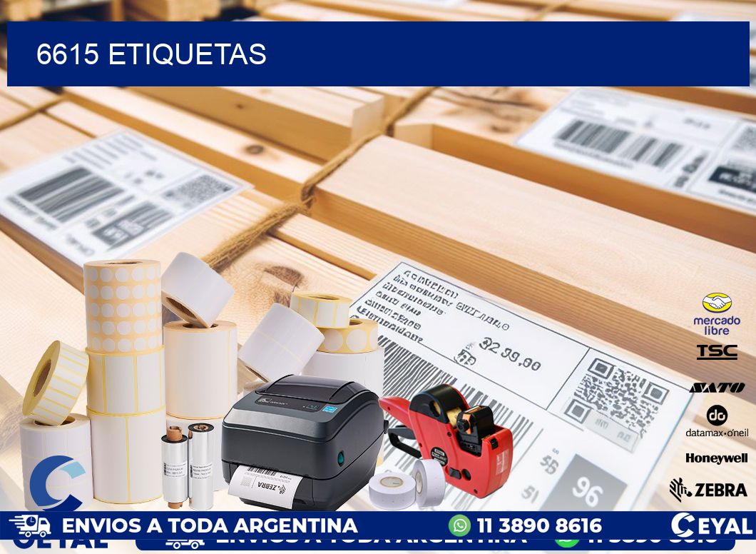 6615 ETIQUETAS