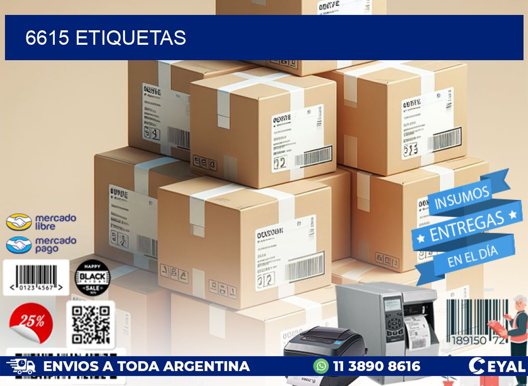 6615 ETIQUETAS