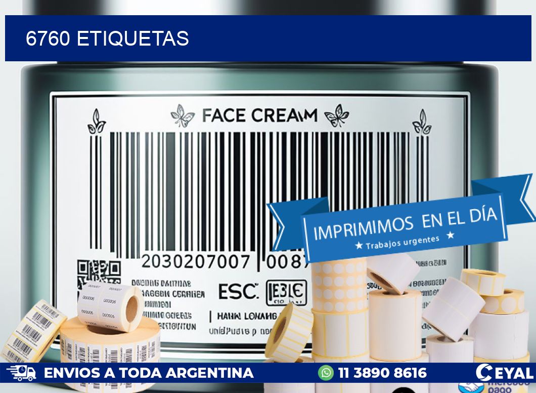 6760 ETIQUETAS