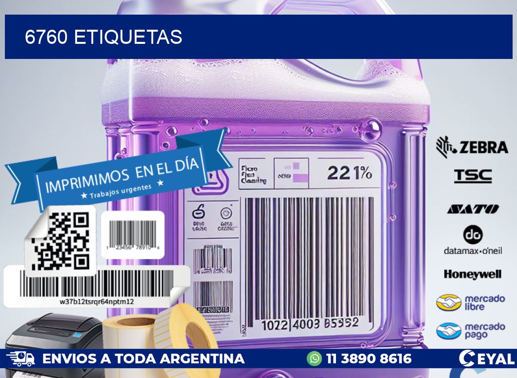 6760 ETIQUETAS