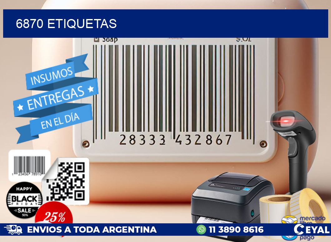 6870 ETIQUETAS
