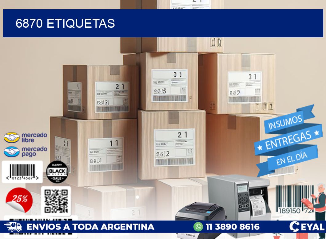 6870 ETIQUETAS