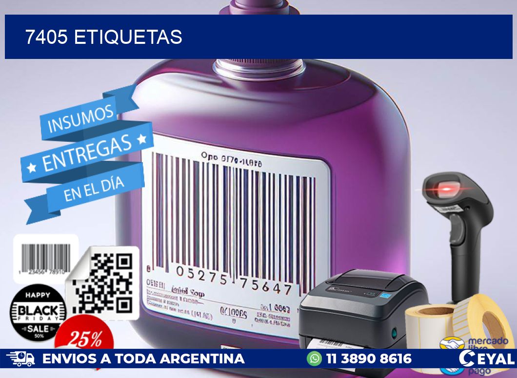 7405 ETIQUETAS