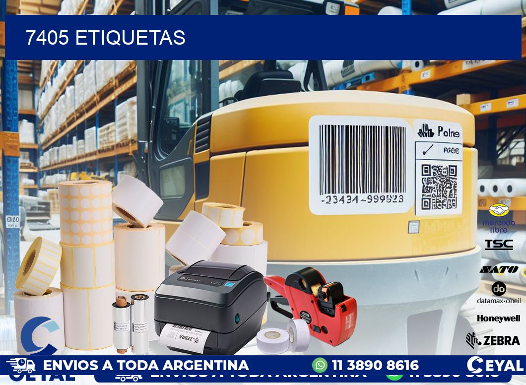 7405 ETIQUETAS