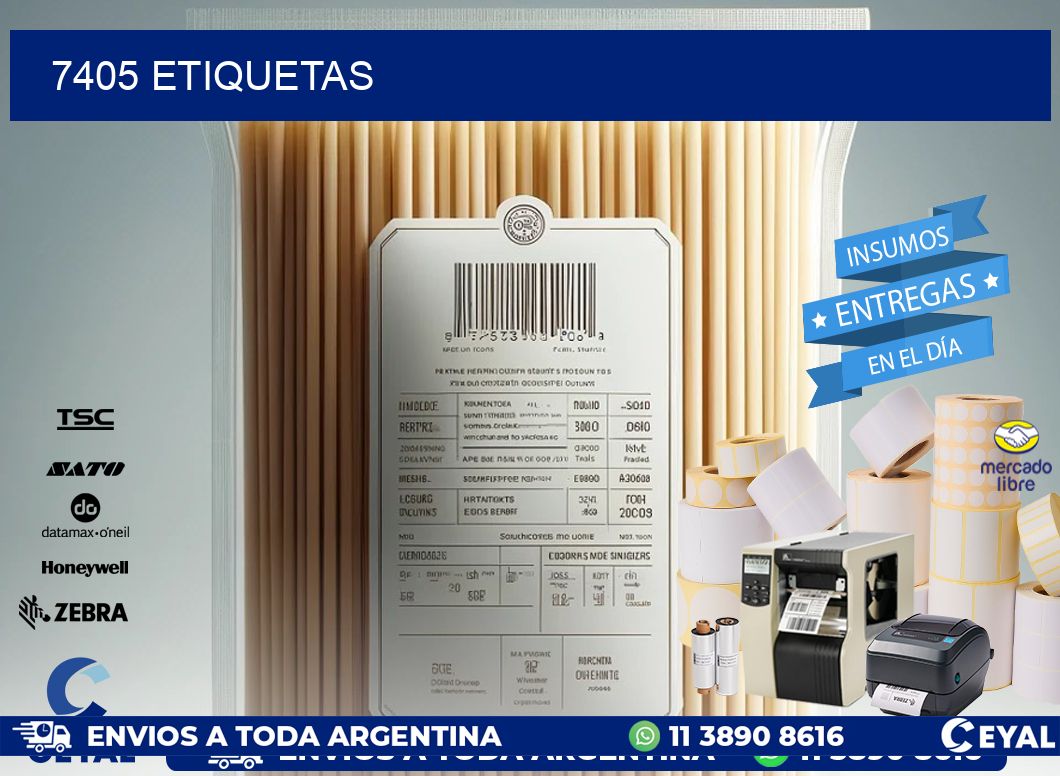 7405 ETIQUETAS
