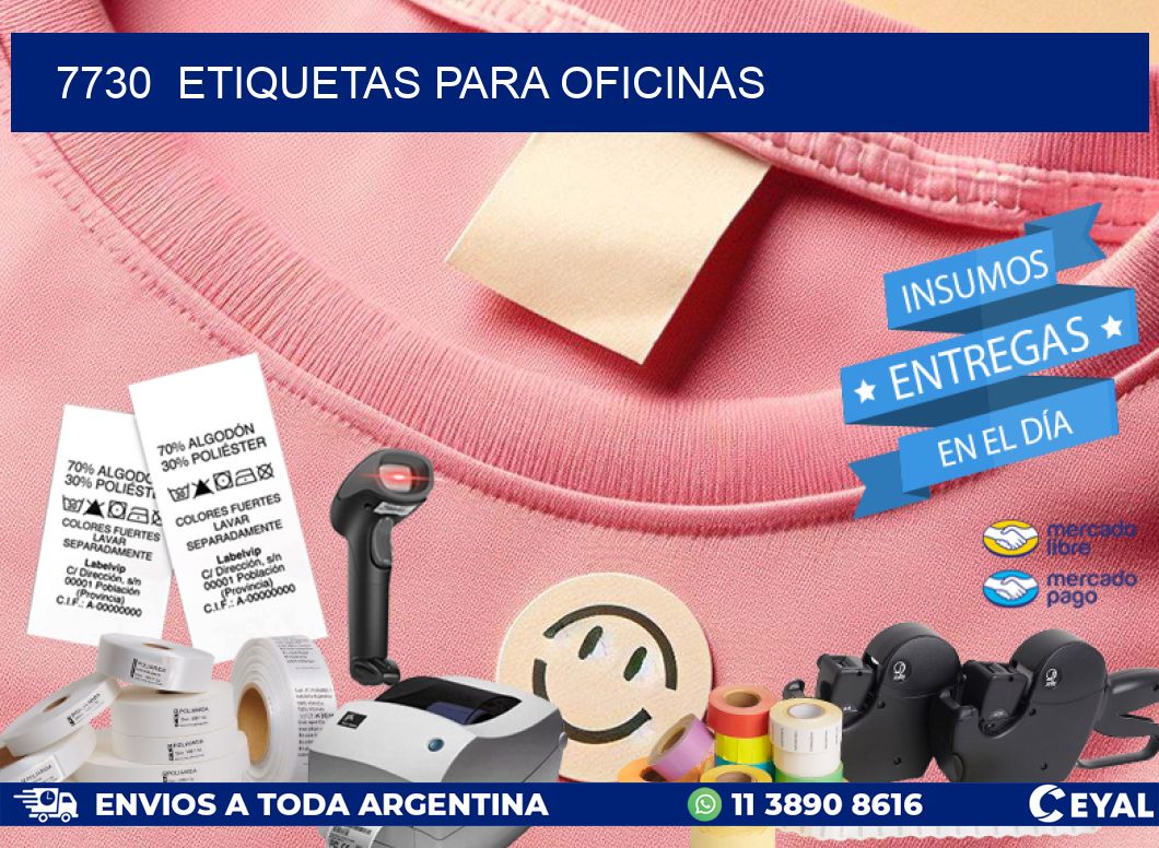 7730  ETIQUETAS PARA OFICINAS