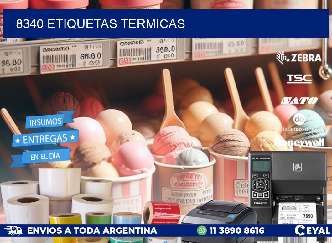 8340 ETIQUETAS TERMICAS