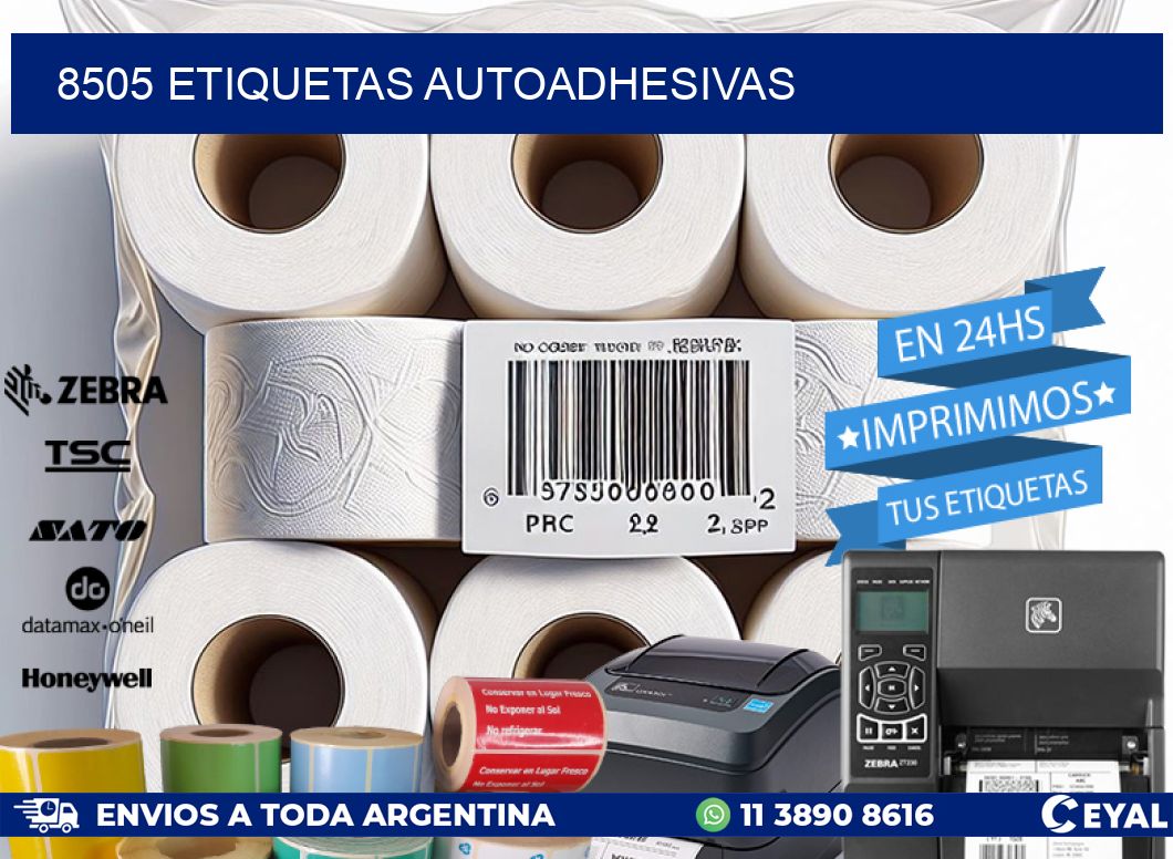 8505 ETIQUETAS AUTOADHESIVAS