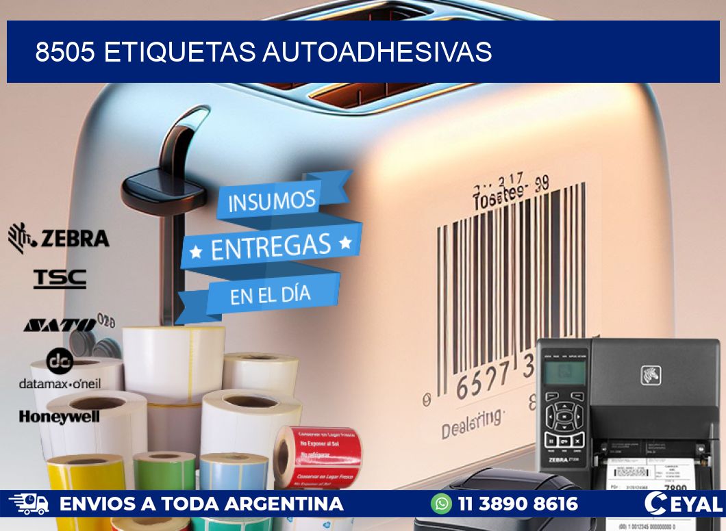 8505 ETIQUETAS AUTOADHESIVAS