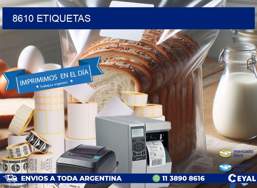 8610 ETIQUETAS