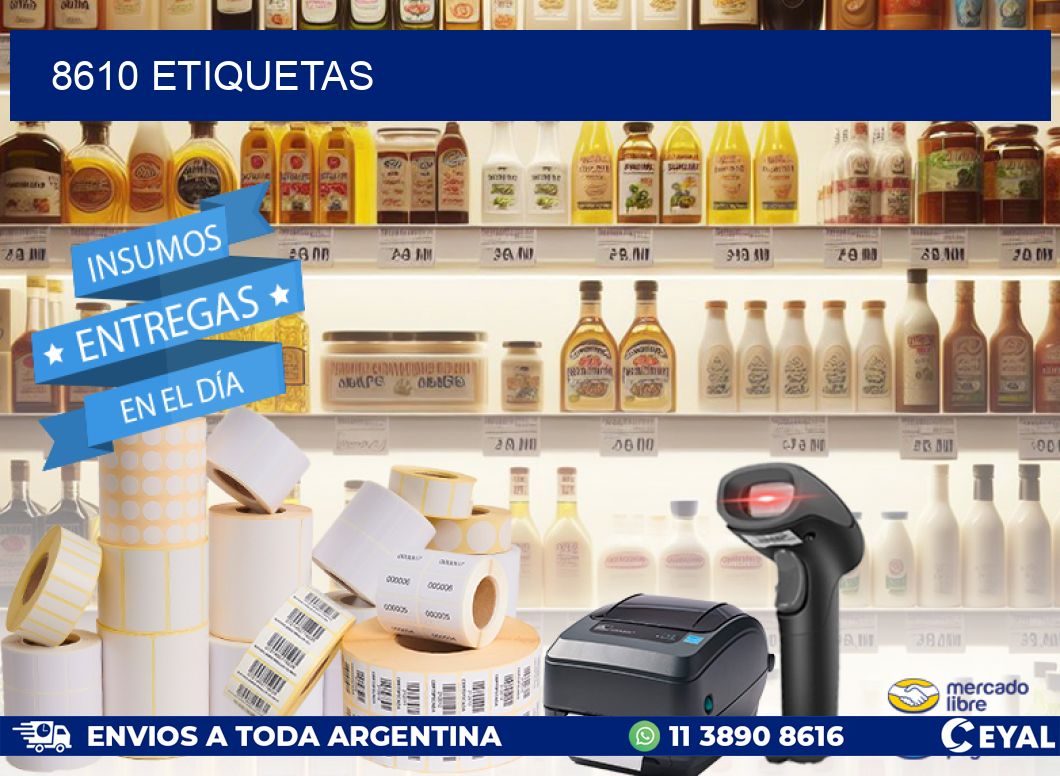 8610 ETIQUETAS