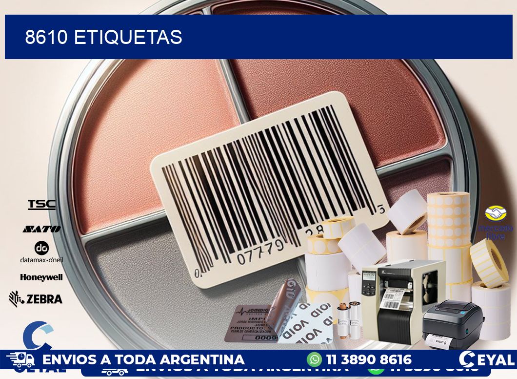8610 ETIQUETAS