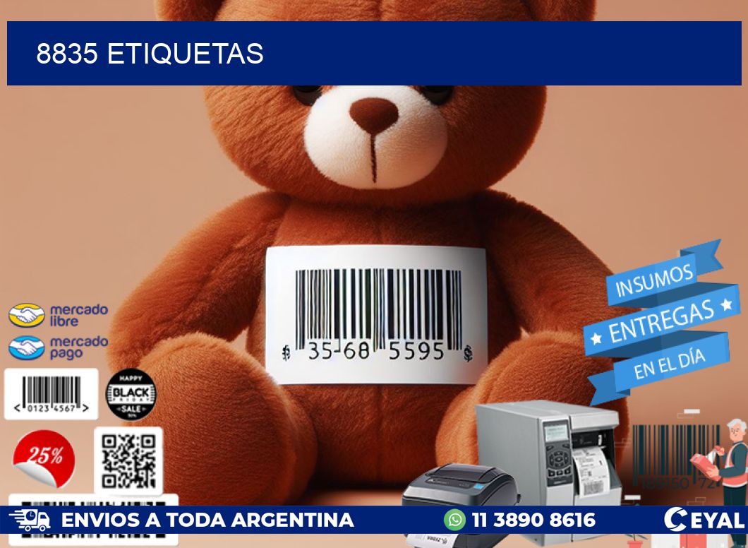 8835 ETIQUETAS
