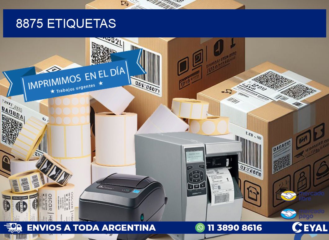 8875 ETIQUETAS