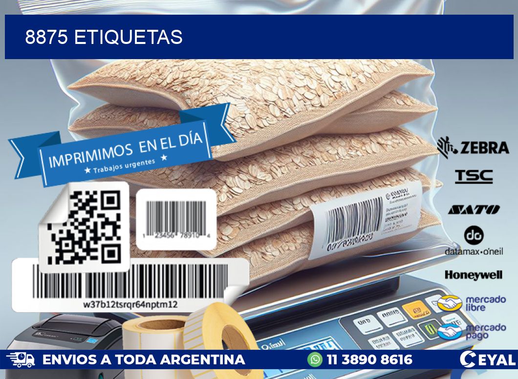 8875 ETIQUETAS