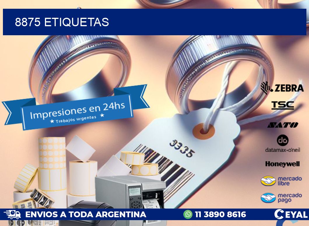 8875 ETIQUETAS