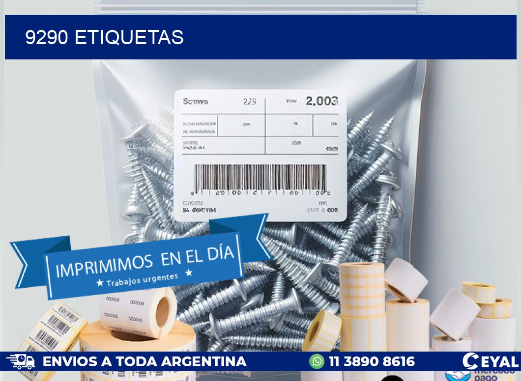 9290 ETIQUETAS