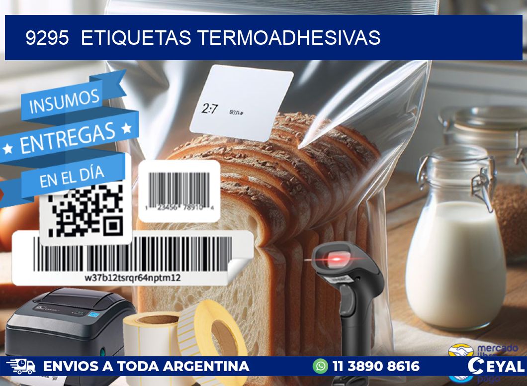 9295  ETIQUETAS TERMOADHESIVAS