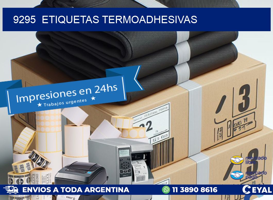 9295  ETIQUETAS TERMOADHESIVAS