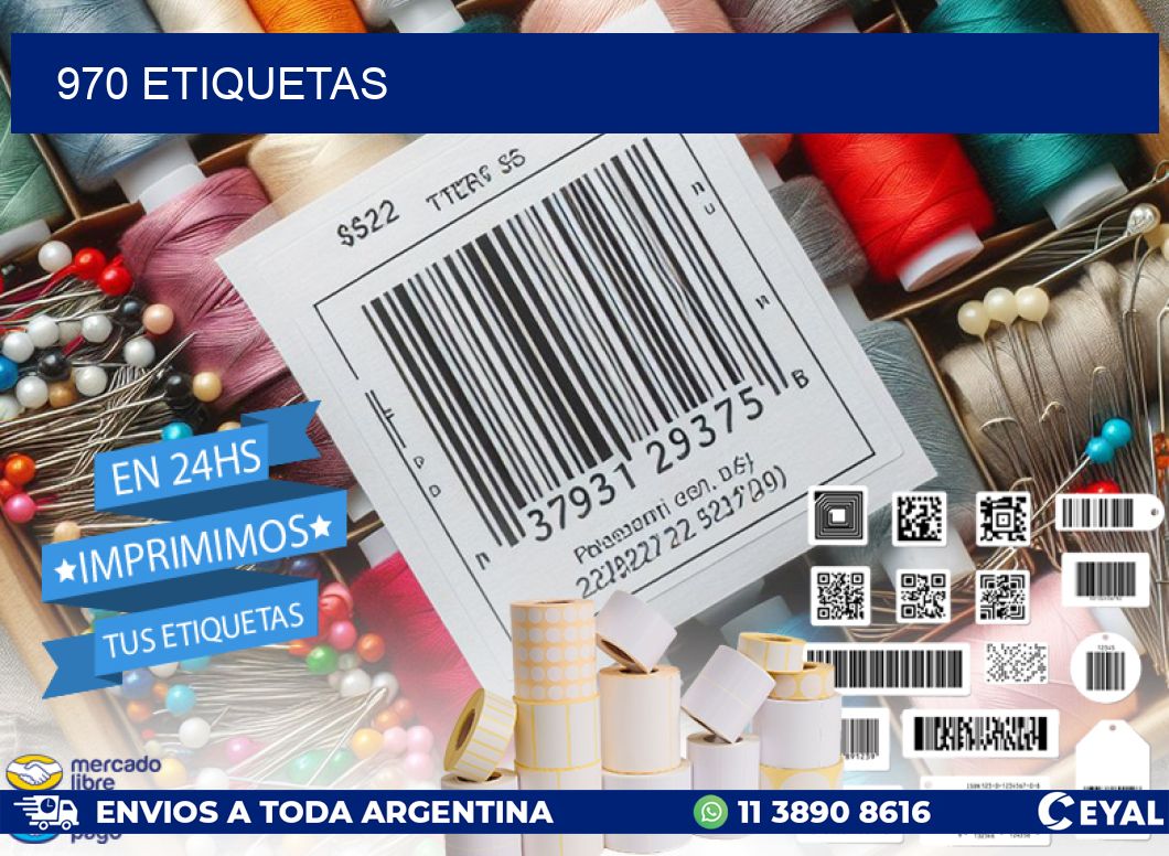 970 ETIQUETAS