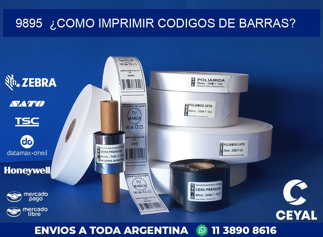 9895 ¿COMO IMPRIMIR CODIGOS DE BARRAS?