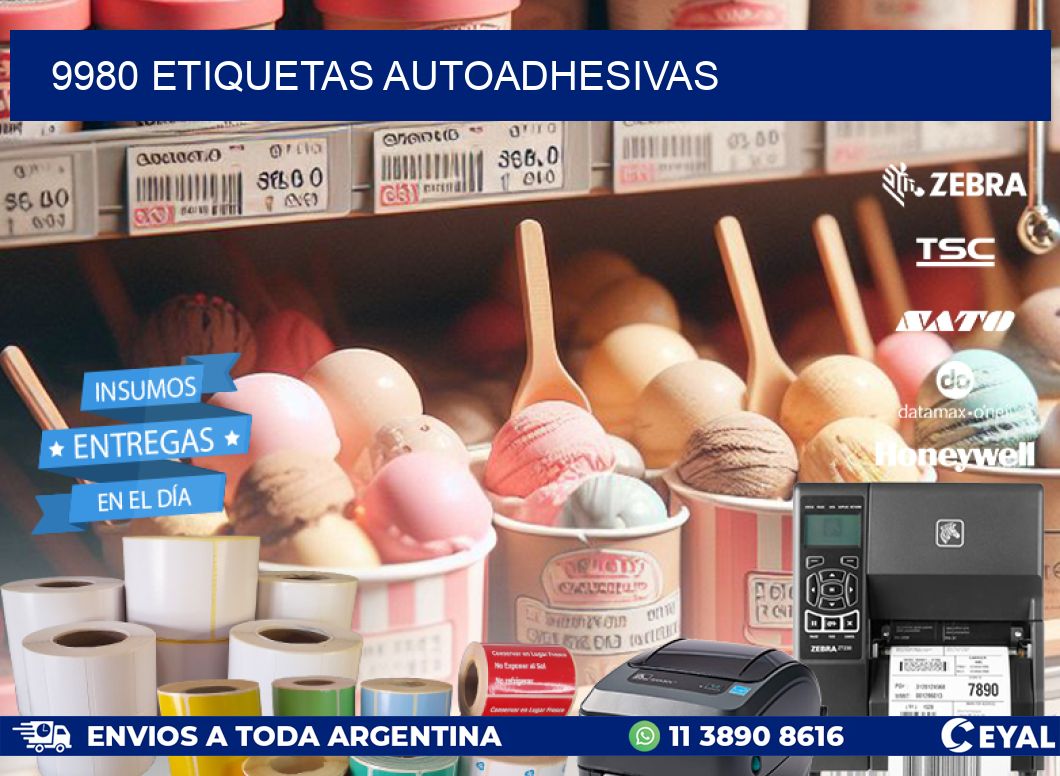 9980 ETIQUETAS AUTOADHESIVAS
