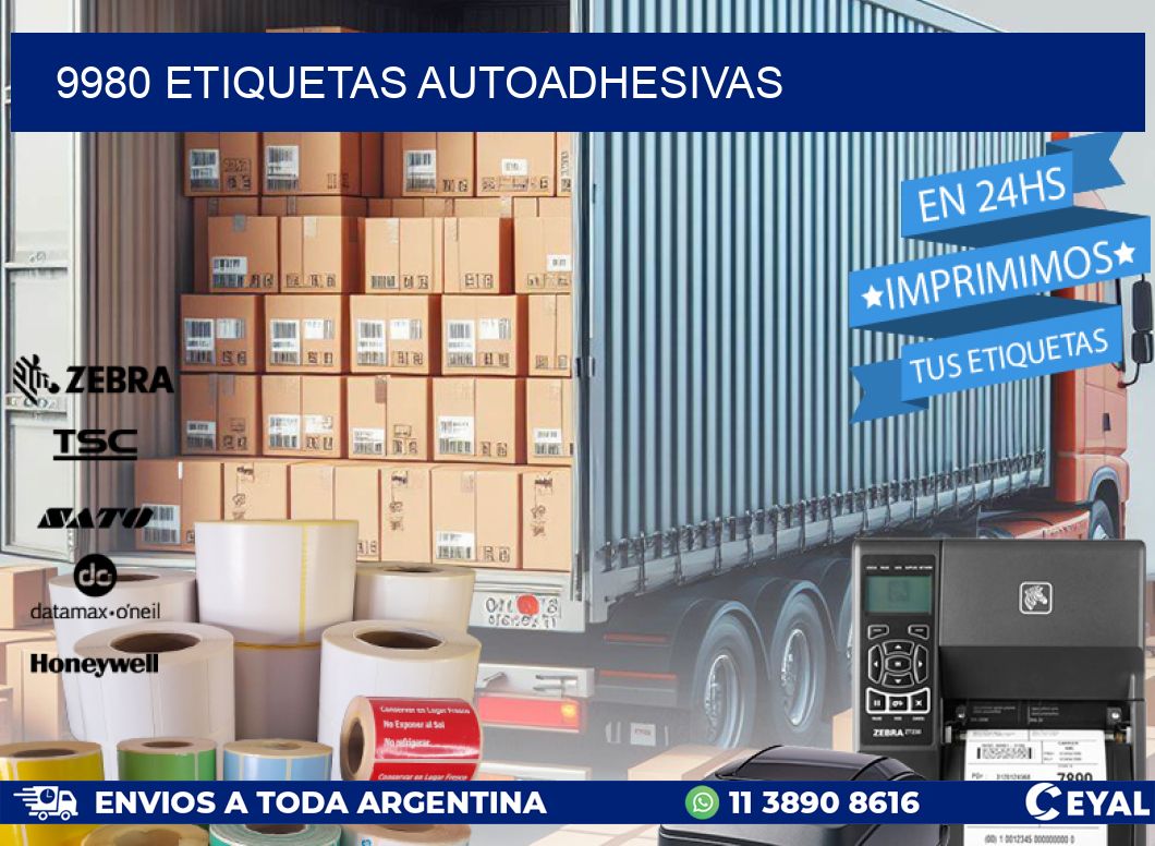9980 ETIQUETAS AUTOADHESIVAS