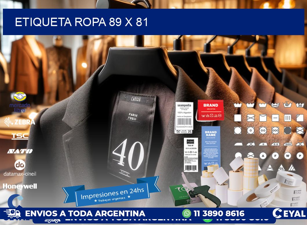ETIQUETA ROPA 89 x 81