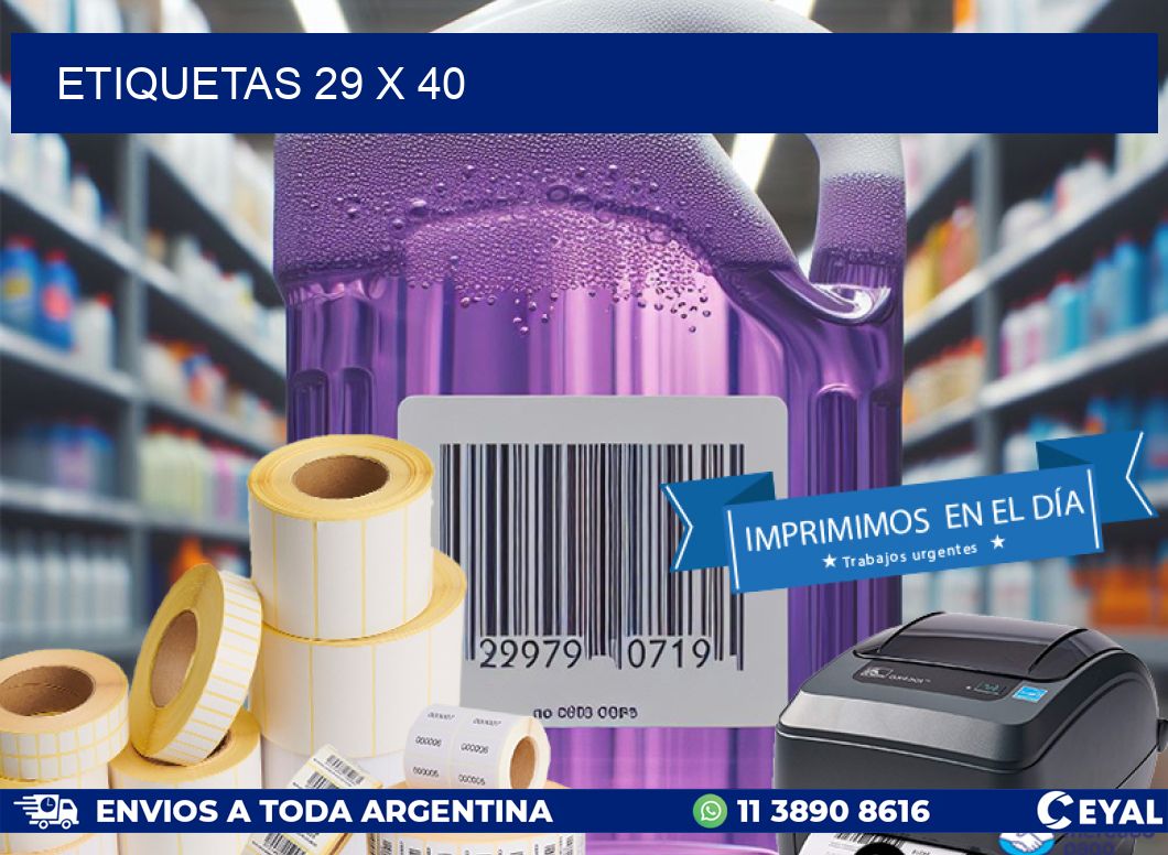 ETIQUETAS 29 x 40