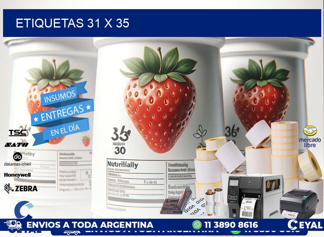 ETIQUETAS 31 x 35