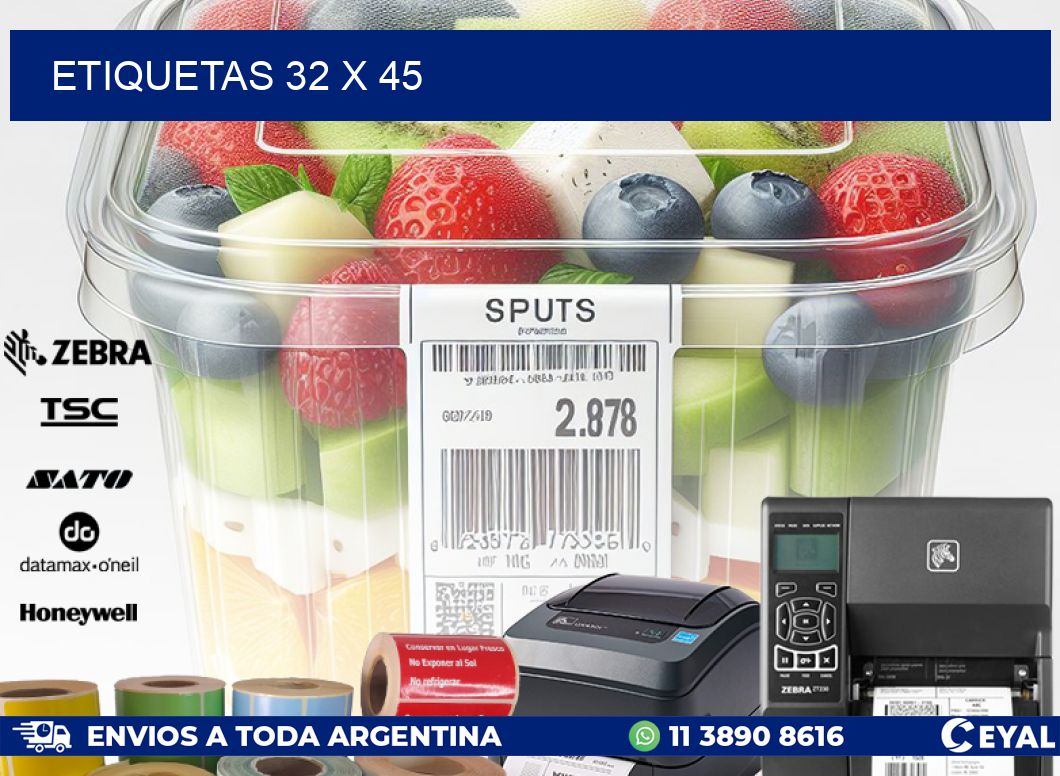 ETIQUETAS 32 x 45