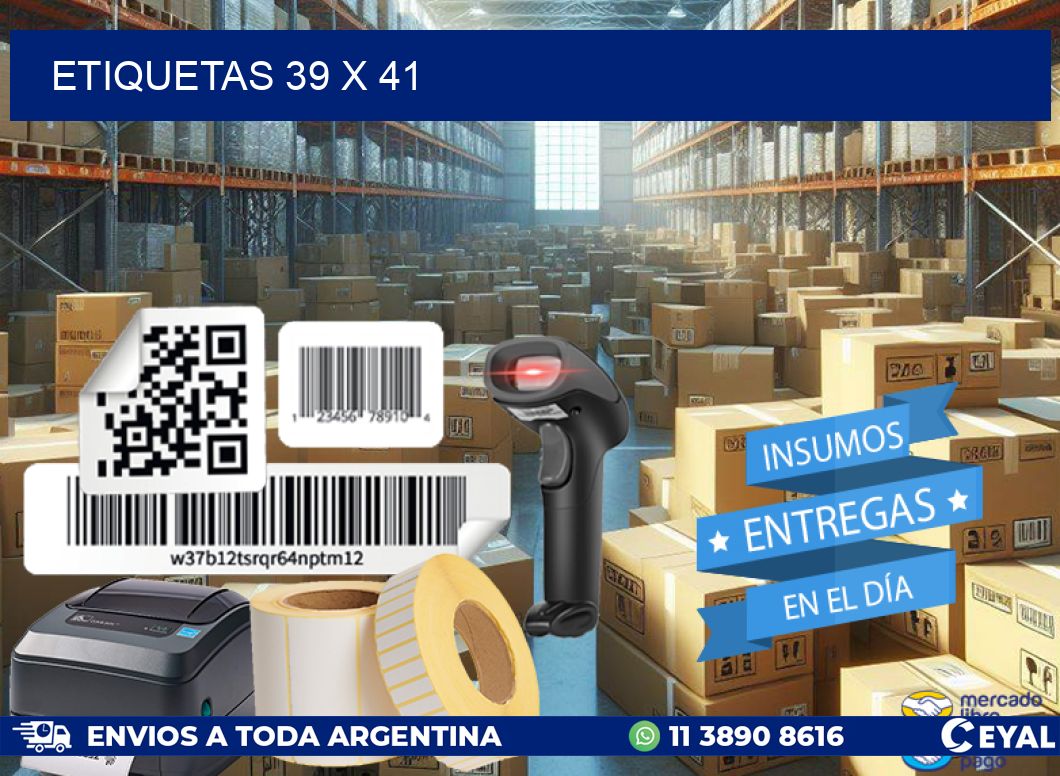 ETIQUETAS 39 x 41