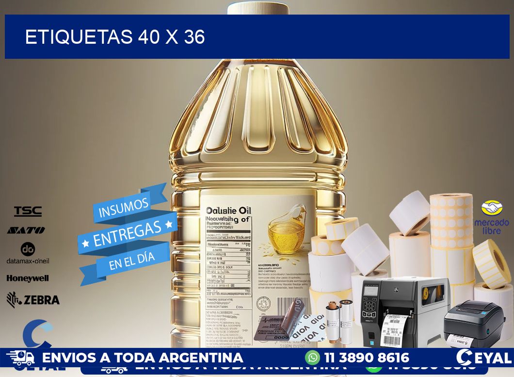 ETIQUETAS 40 x 36