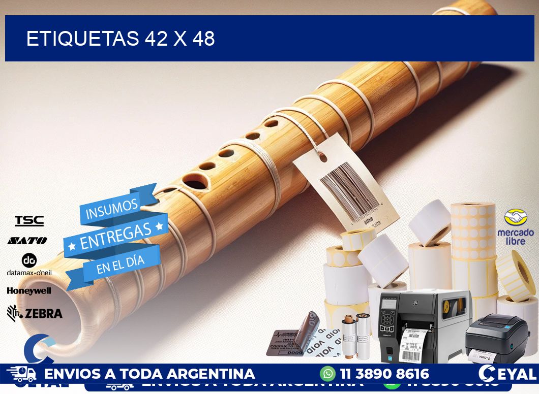 ETIQUETAS 42 x 48