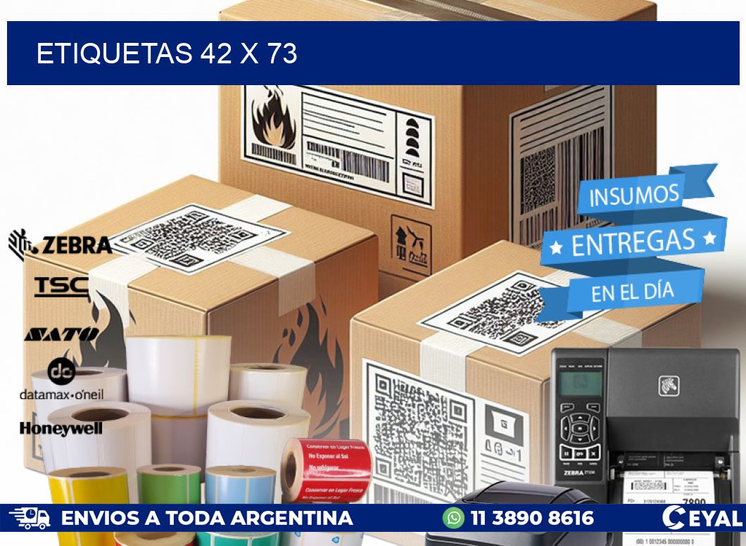 ETIQUETAS 42 x 73