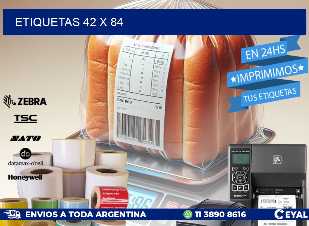 ETIQUETAS 42 x 84