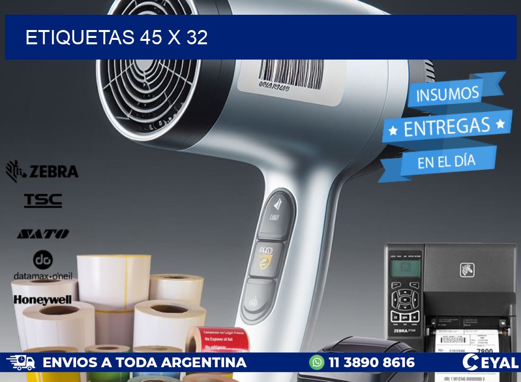 ETIQUETAS 45 x 32