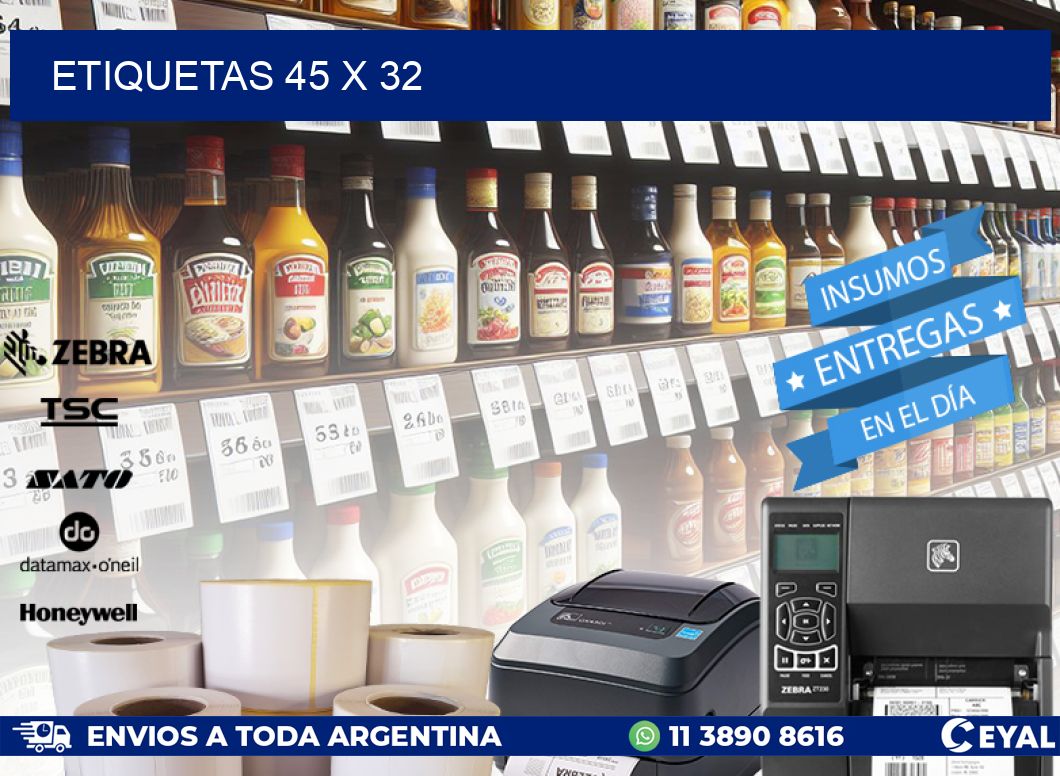 ETIQUETAS 45 x 32