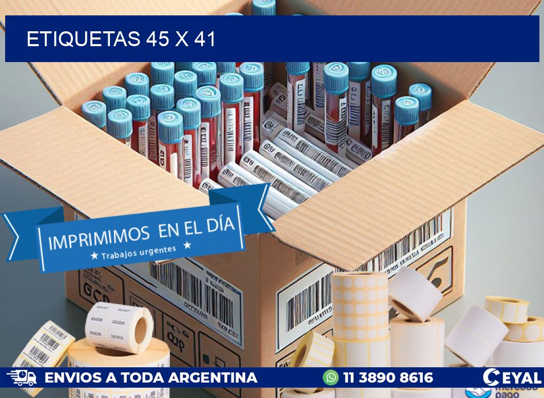 ETIQUETAS 45 x 41
